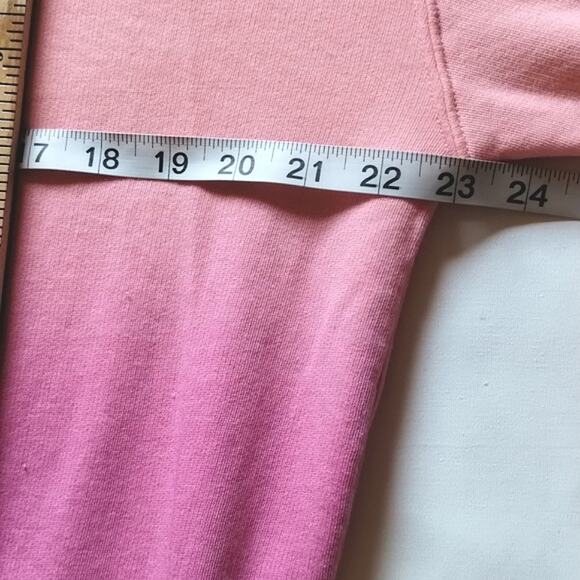 Lou & Grey Purple Pinky-Peach Dip Dye SOFT Pullover  Sweatshirt S - Picture 11 of 15